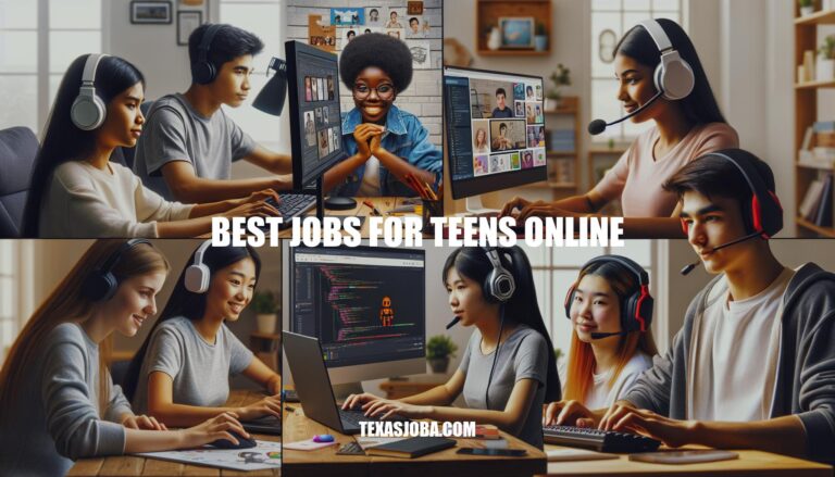 Best Jobs for Teens Online