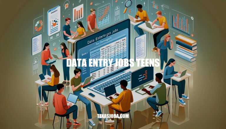 Data Entry Jobs for Teens: A Complete Guide