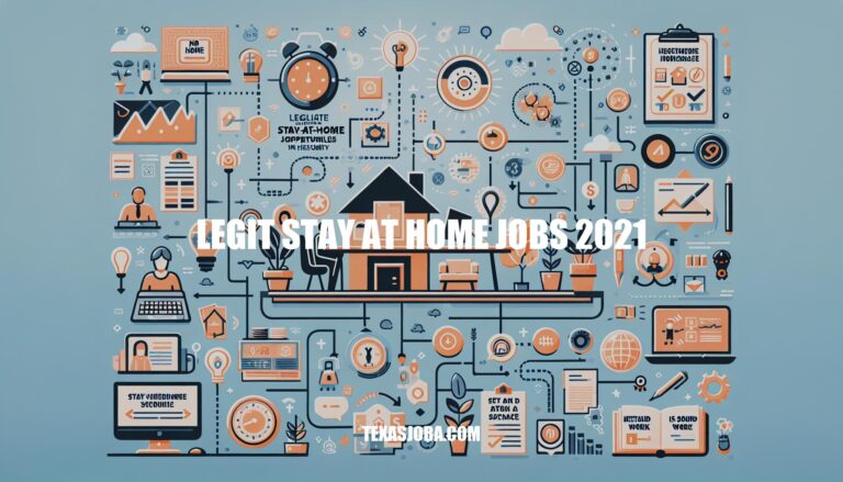 Legit Stay-at-Home Jobs 2021: Opportunities and Tips