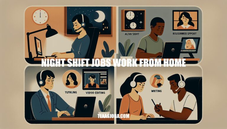 Night Shift Jobs Work From Home: A Guide