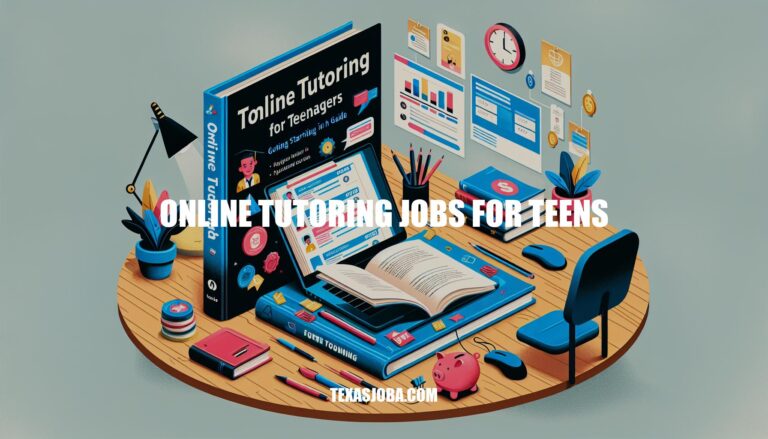 Online Tutoring Jobs for Teens: A Guide to Getting Started