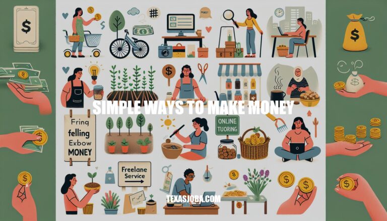 Simple Ways to Make Money